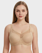 Honeycomb™  Mesh Underwire Minimizing Bra