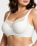 Honeycomb™  Mesh Underwire Minimizing Bra