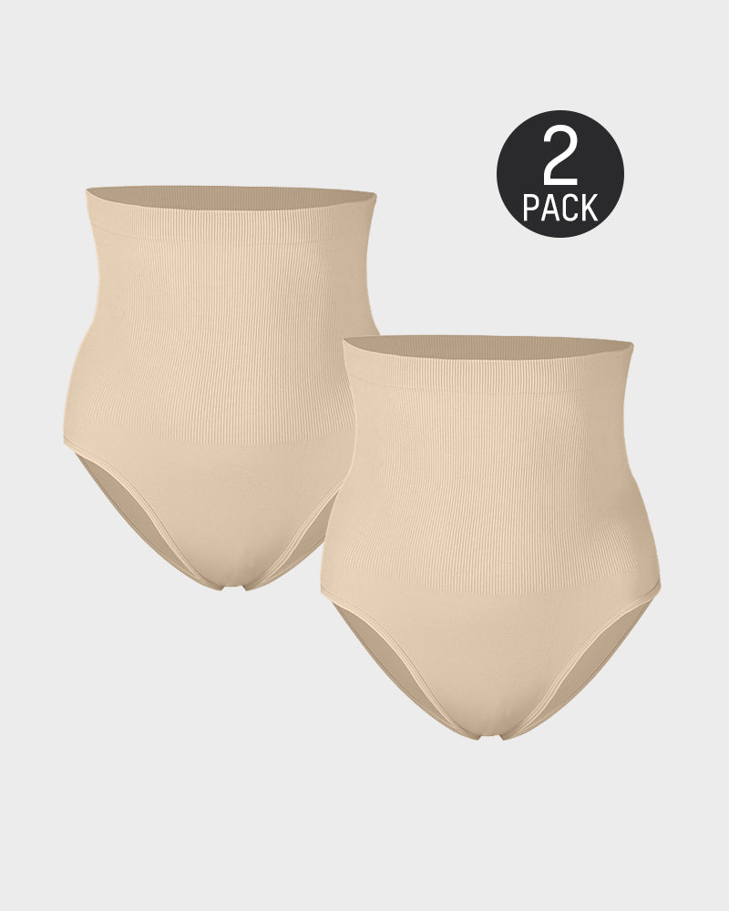 High Waist Tummy Control Brief Panty (2 Pack) Main image