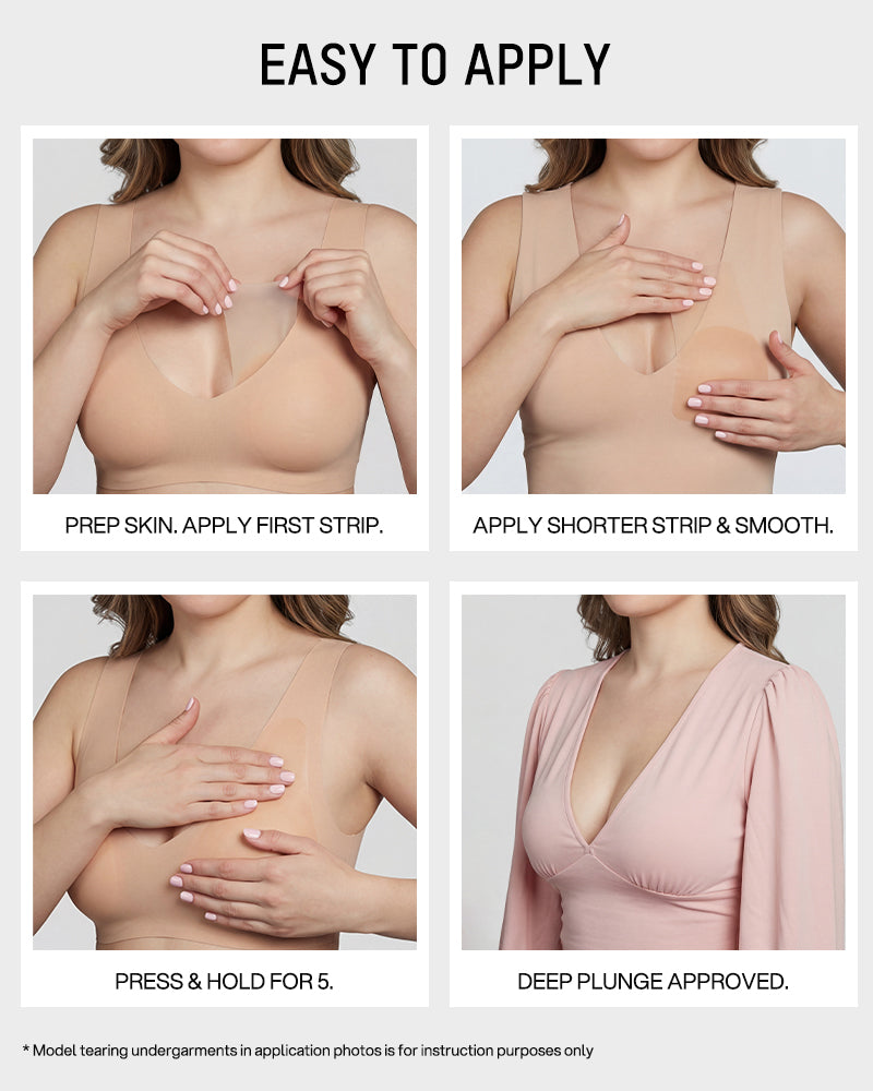 Invisible Silicone Boob Tape