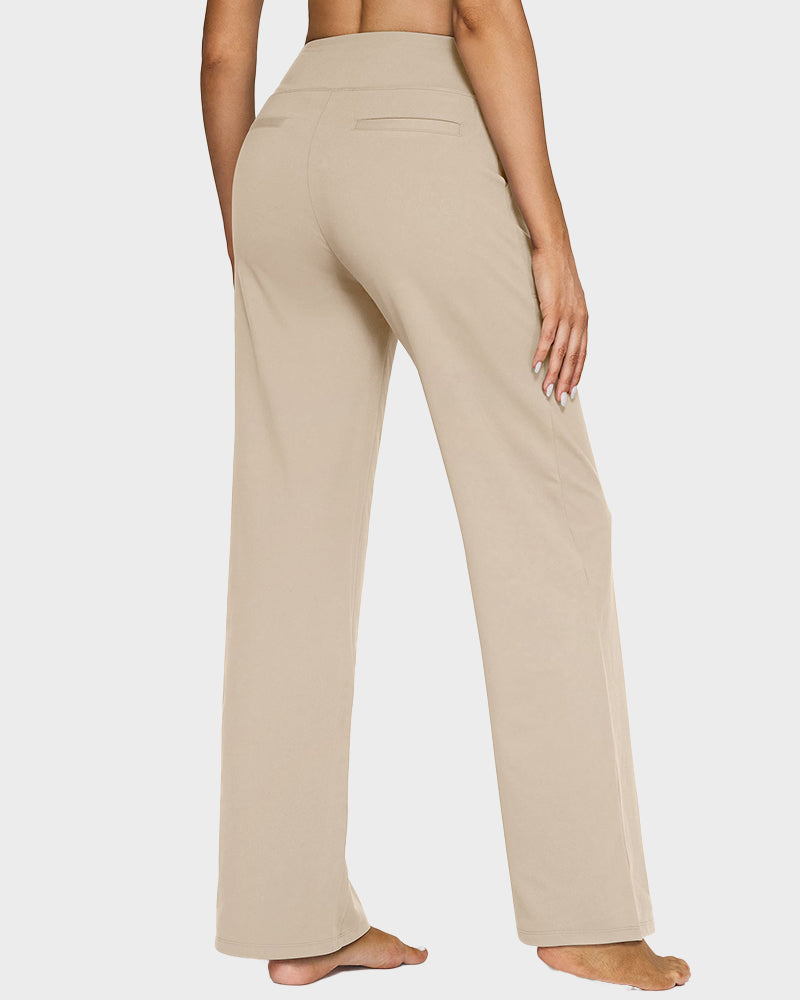 Loose High-Waist Business Wide-Leg Yoga Pants Main image