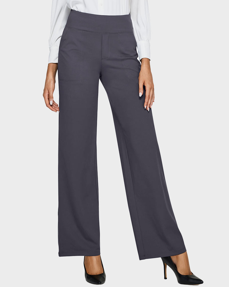 Loose High-Waist Business Wide-Leg Yoga Pants