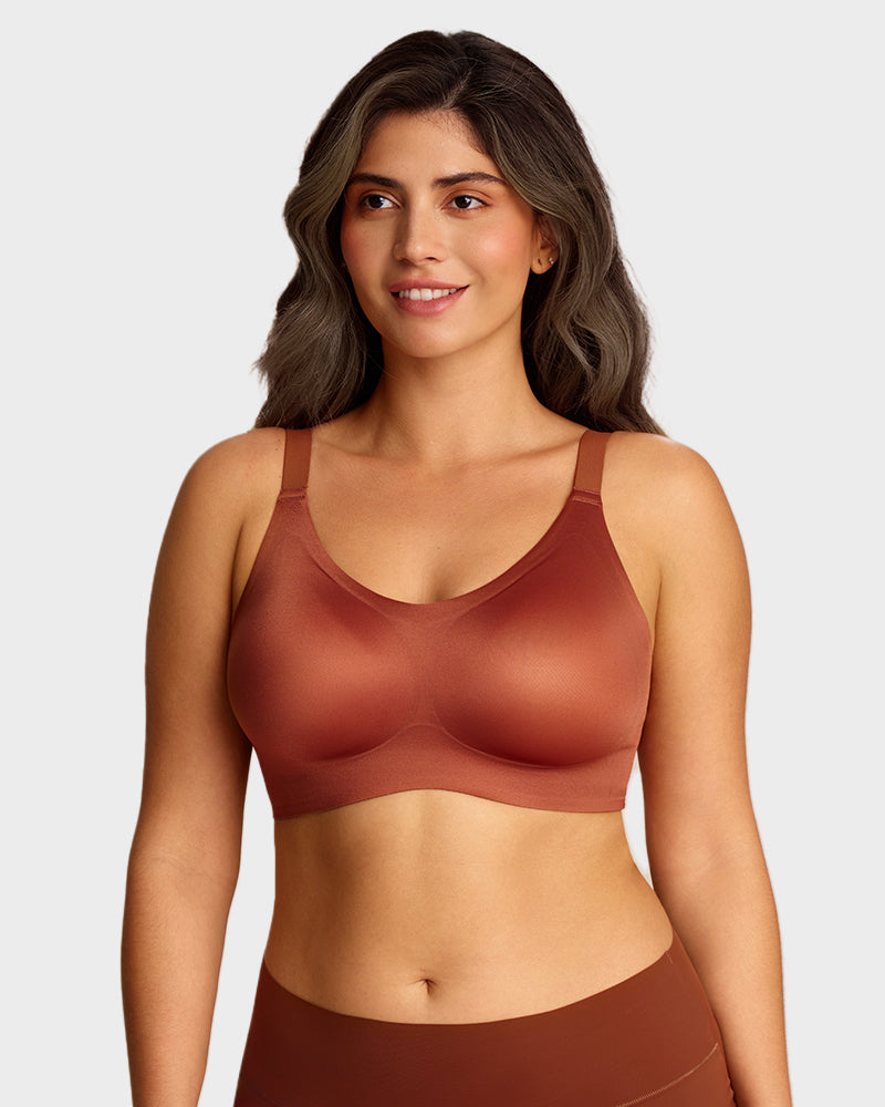 CloudLift™ bra Luxury Satin Seamless Wireless Support Bra Main image