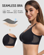 Mesh Crossover Wireless Lift Bra