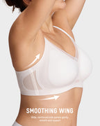 Mesh Crossover Wireless Lift Bra