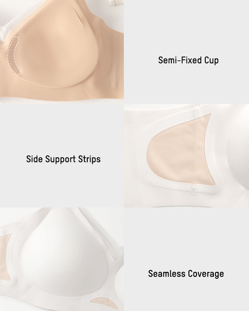 Mesh Crossover Wireless Lift Bra