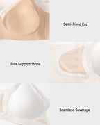 Mesh Crossover Wireless Lift Bra