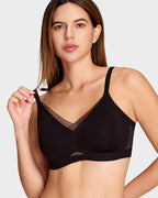 Mesh Crossover Wireless Lift Bra