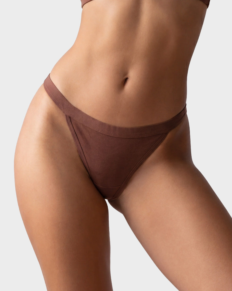 No-Show Seamless Cotton Thong(5 pack)