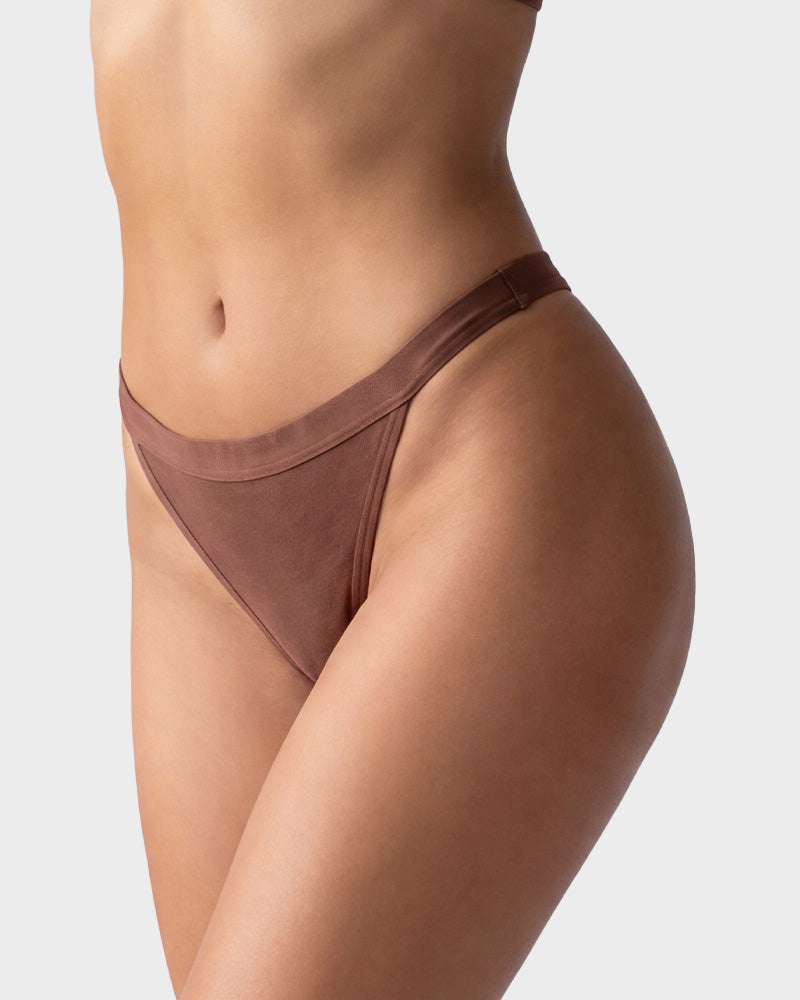 No-Show Seamless Cotton Thong(5 pack)