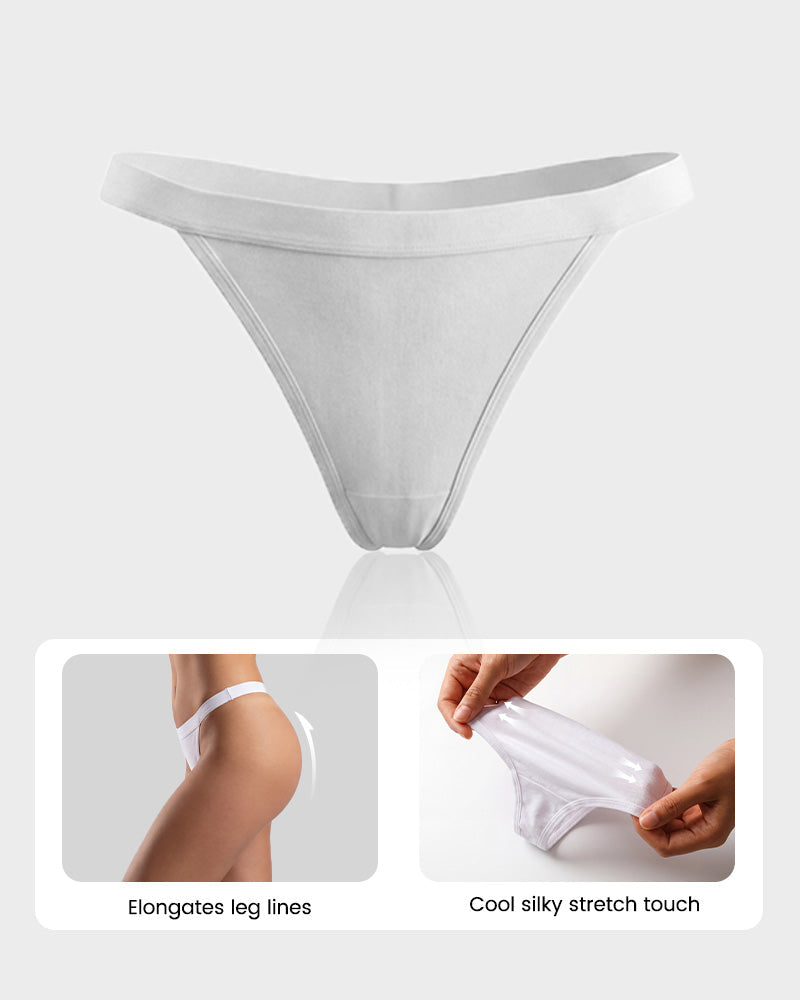 No-Show Seamless Cotton Thong(5 pack)