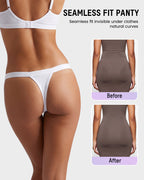 No-Show Seamless Cotton Thong(5 pack)