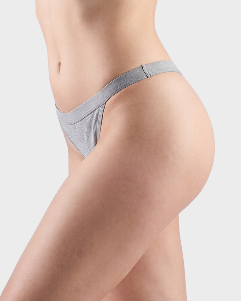 No-Show Seamless Cotton Thong(5 pack)