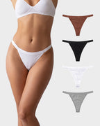 No-Show Seamless Cotton Thong(5 pack)
