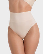 No-Show Seamless High-Waist Thong(5 Pack)