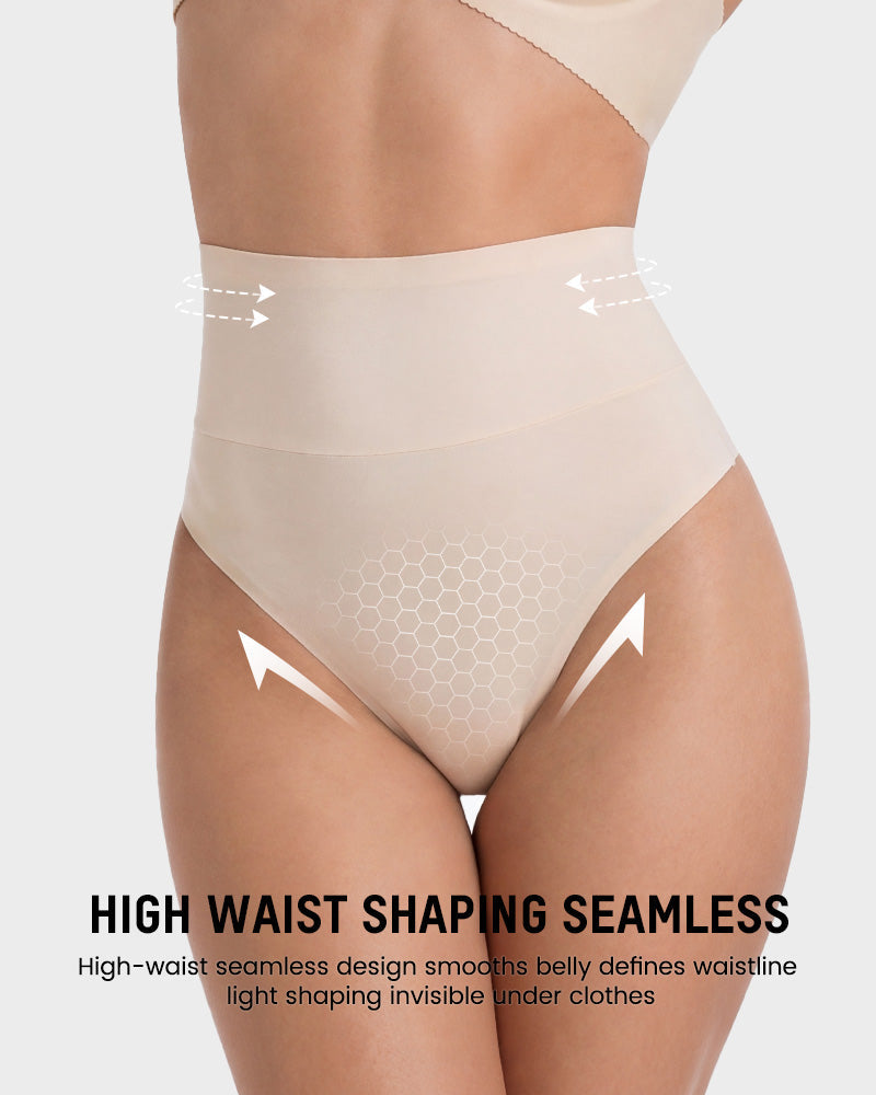 No-Show Seamless High-Waist Thong(5 Pack) Secondary image