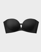 No-Slip Front Closure Push-Up Strapless Bra