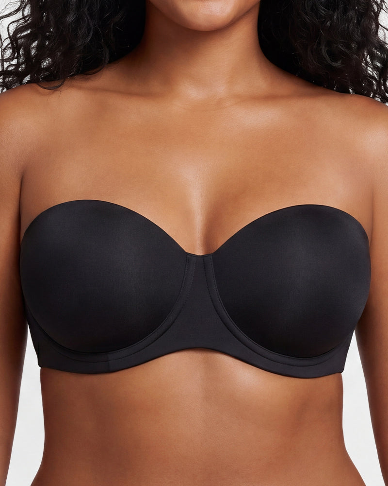 No-Slip Strapless Full Support Bra