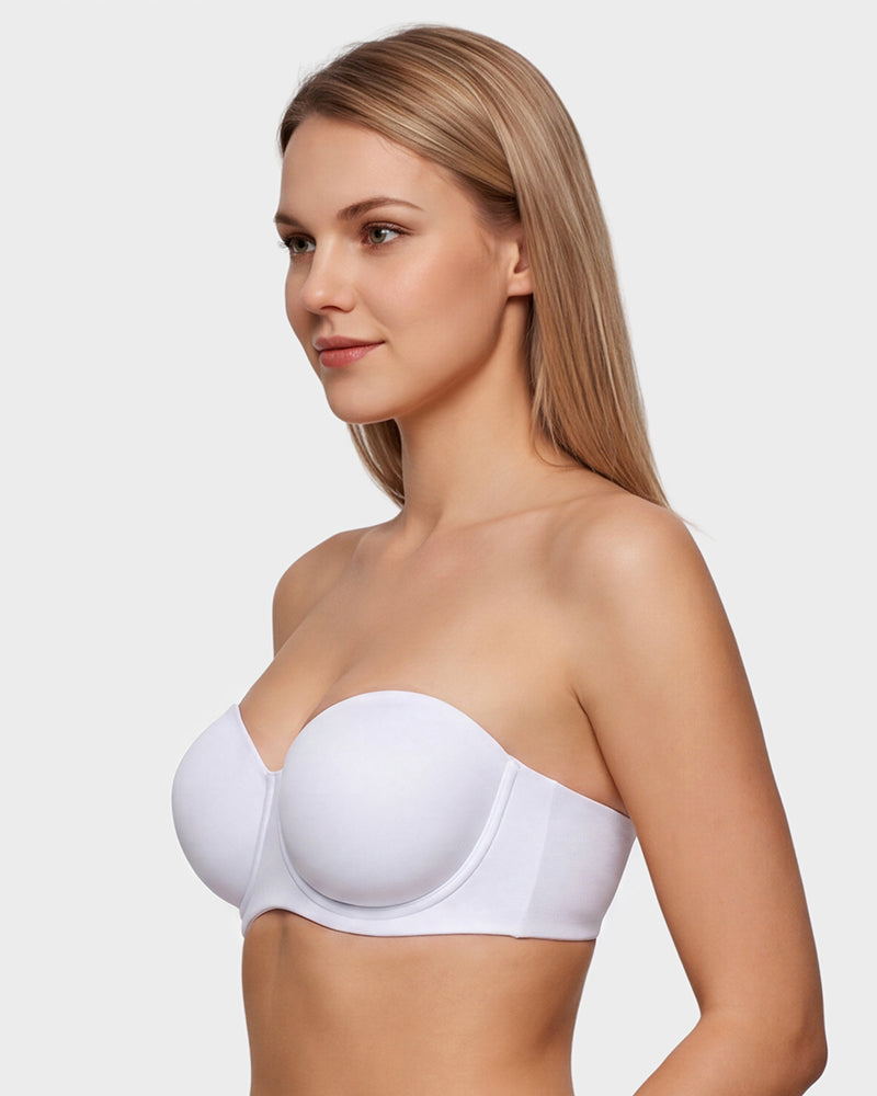 No-Slip Strapless Full Support Bra