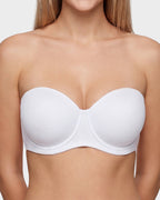 No-Slip Strapless Full Support Bra