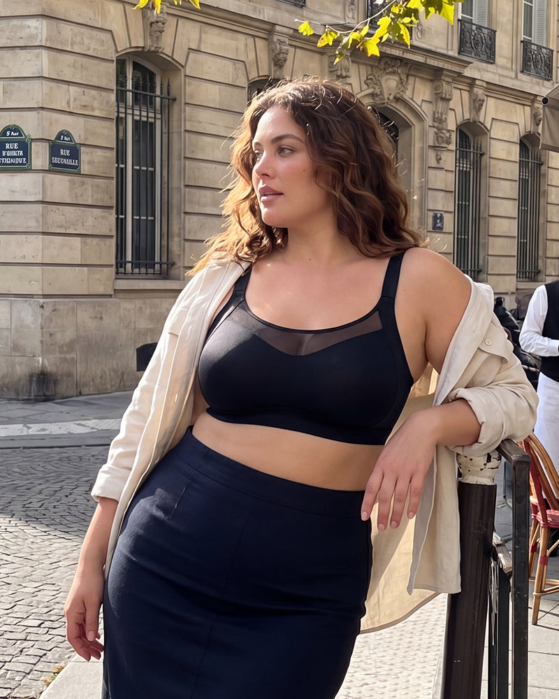 No-Spill Full Coverage Seamless Support Bra