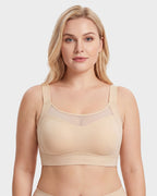 No-Spill Full Coverage Seamless Support Bra
