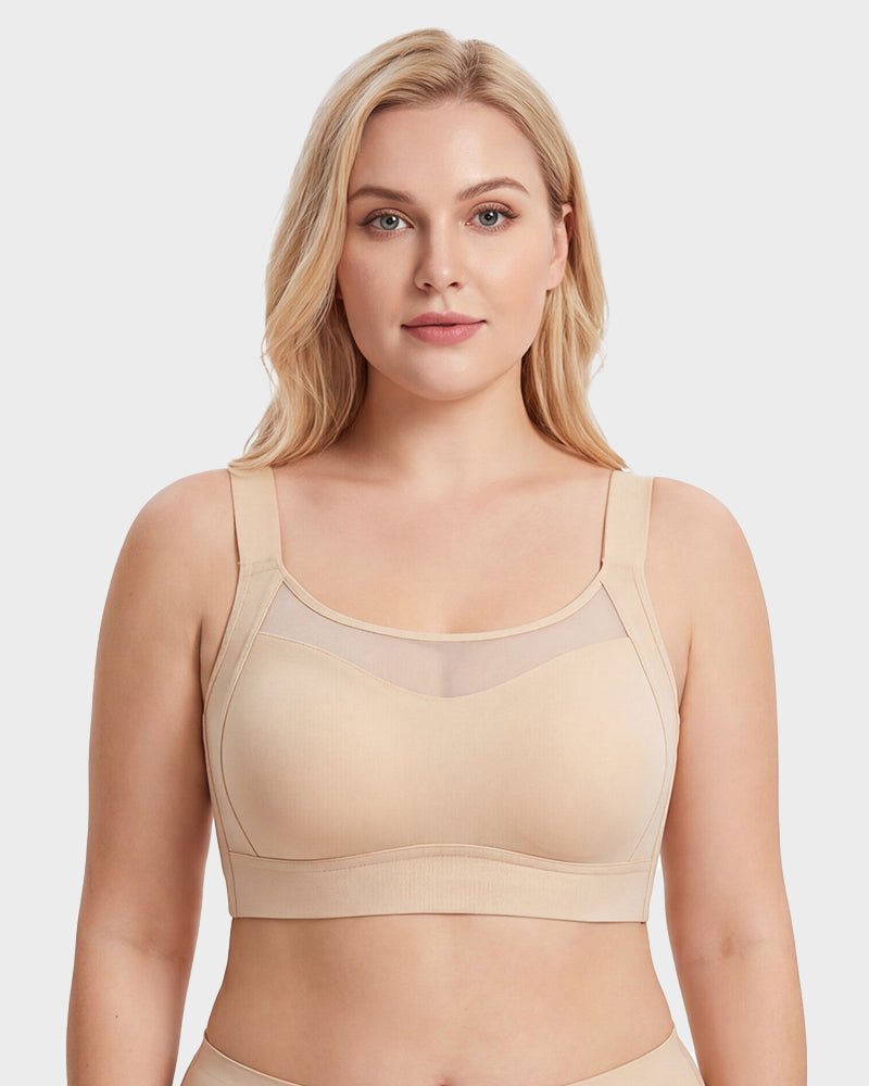 No-Spill Full Coverage Seamless Support Bra