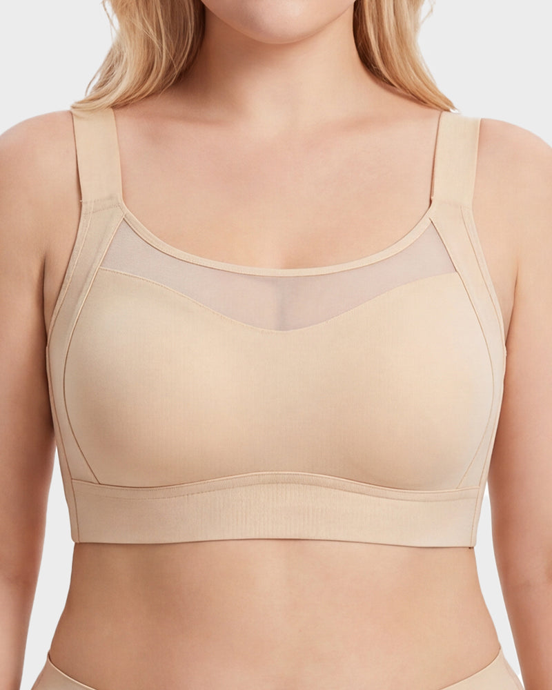 No-Spill Full Coverage Seamless Support Bra