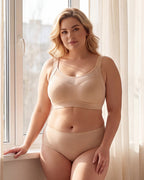 No-Spill Full Coverage Seamless Support Bra