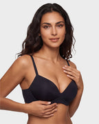 No Underwire Push-Up Plunge Bra