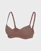 No Underwire Push-Up Plunge Bra