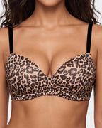 No Underwire Push-Up Plunge Bra
