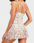 One-Shoulder Tummy Control Swim Dress