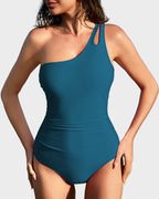 One Shoulder One Piece Swimsuit