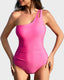 One Shoulder One Piece Swimsuit