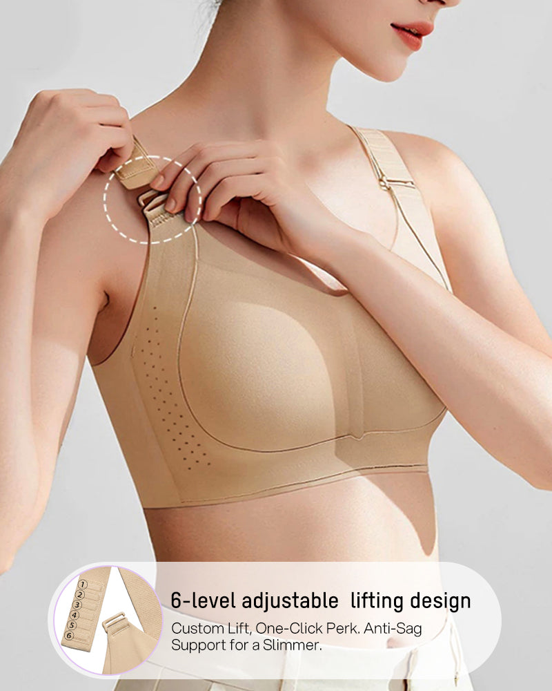 Piano Clasp™ V-Neck Wireless Minimizer Bra Secondary image
