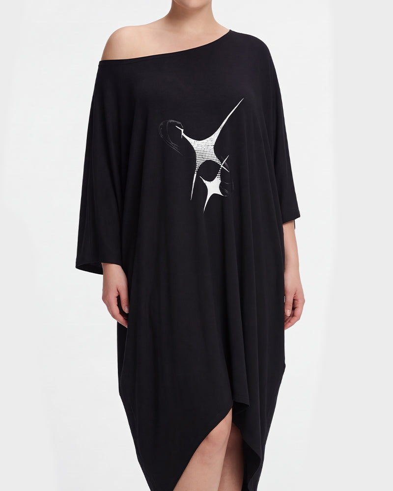 Plus Size Ultra-Soft Oversized Shirt Sleepwear with Pockets