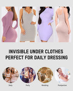 PowerMesh Deep V Bodysuit Shapewear