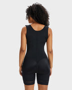 PowerMesh Double-Layer Open Bust Full Body Shaper