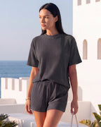 Ribbed Summer Lounge Two-Piece Set