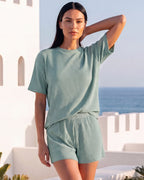 Ribbed Summer Lounge Two-Piece Set