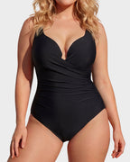 SculptSkin™ PlungeLift One-Piece Swimsuit
