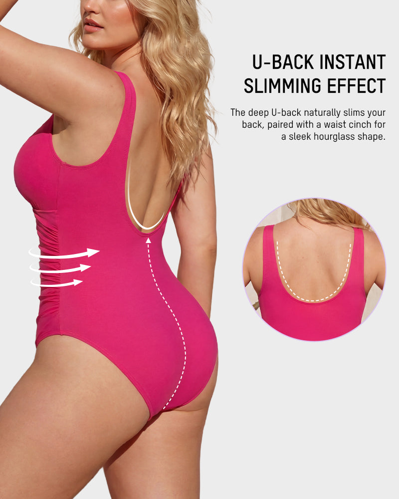 SculptSkin™ PlungeLift One-Piece Swimsuit