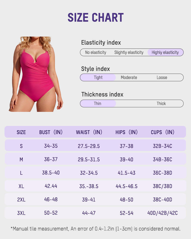 SculptSkin™ PlungeLift One-Piece Swimsuit