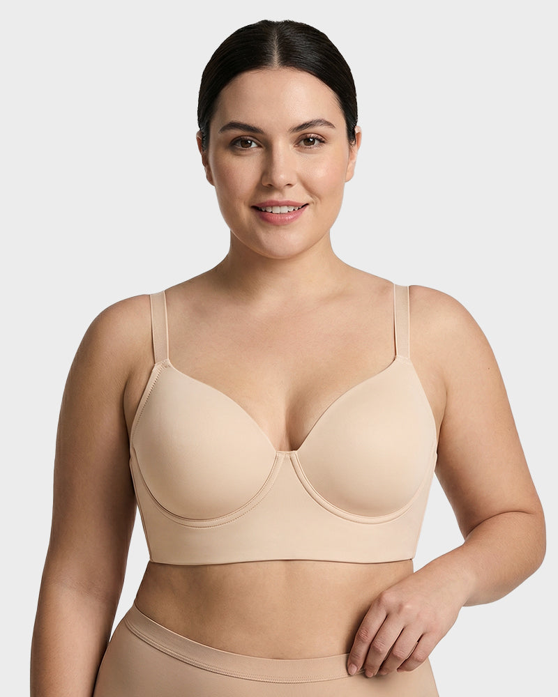 Seamless Lift Minimizer Bra