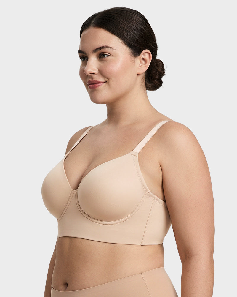 Seamless Lift Minimizer Bra