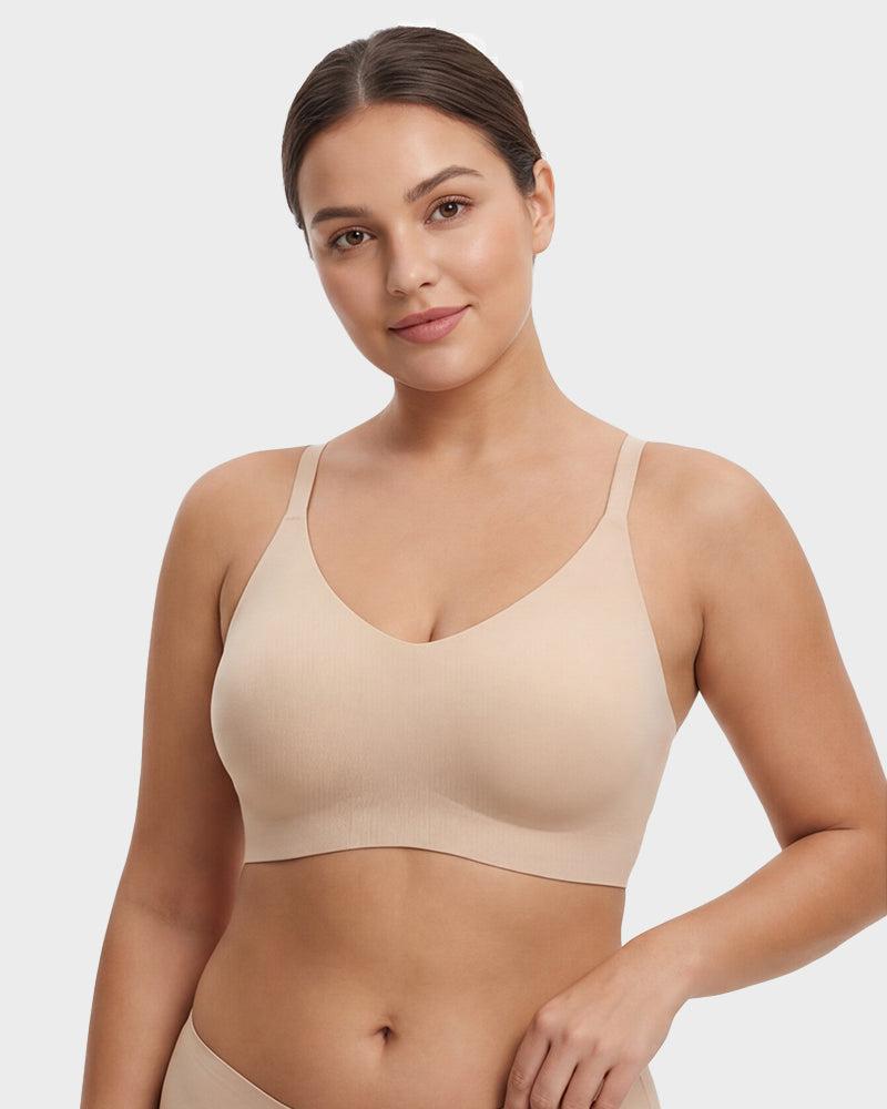 Seamless Backless Lace Bralette