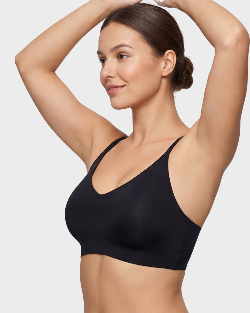 Seamless Backless Lace Bralette