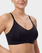 Seamless Backless Lace Bralette
