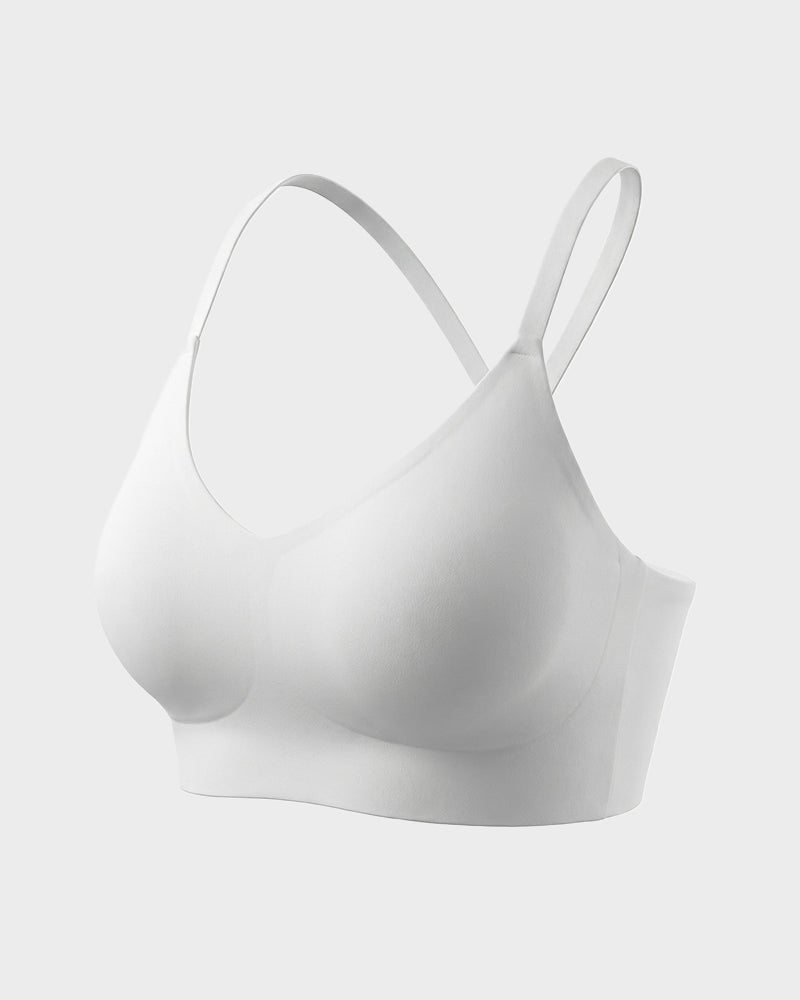 Seamless Backless Lace Bralette